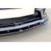 Накладка сплиттер на передний бампер вариант 2 на Mercedes CLA C117 AMG 45